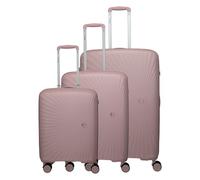 Travelite Tamaris x Travelite Voyaage 4 Rollen Kofferset 3-teilig mit Dehnfalte rot
