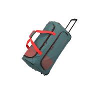 travelite Basics Fresh Wheeled Duffle L Green / Orange