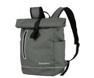 travelite - Travelite Basics Rollup Rucksack Planenmaterial 19l grau Grau