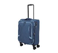 travelite - Travelite Corsiica 4-Radtrolley S erweiterbar 55cm 2,4kg 35/38L Blue Blau