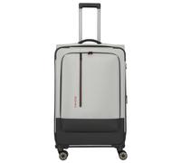 travelite - Travelite CrossLite 4-Rad Trolley L 77cm 3,5kg erweiterbar 88/93L Natur Beige