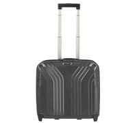 Travelite 2-Rad Handgepäck Laptop Trolley Hartschale mit recyceltem Innenfutter, Gepäck Serie ELVAA: Stylischer Businesswheeler mit Schutzecken + Aufsteckfunktion, 42 cm, 30 Liter