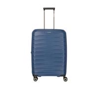 travelite - Travelite Mooby Marine 4-Doppelrollen Trolley M 66cm blau