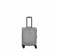 Travelite - Travelite Umbria Smoky Grey 4 Doppelrollen Trolley S 55 cm grau