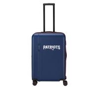 Travelite travelite x NFL 4 Rollen Trolley M 67 cm mit Dehnfalte blau