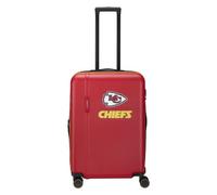 Travelite travelite x NFL 4 Rollen Trolley M 67 cm mit Dehnfalte rot