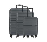 Travelite Trient 4-Rollen Trolley Set anthrazit, Polypropylen, 51 x 76 x 29cm