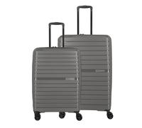travelite Trient Kofferset M/L 4 Rollen - Grau