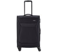 Travelite Chios 4-Rollen Trolley schwarz, Polyester, 42 x 67 x 27cm