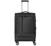 Travelite Crosslite 5.0 4-Rollen Trolley M 66 cm - Schwarz