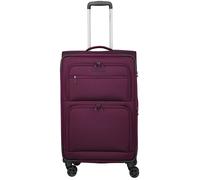 Travelite Cubis Trolley 4w M exp. Berry Koffer mit 4 Rollen Weichgepäck