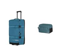 Travelite Trolley Reisetasche Größe L, Gepäck Serie Kick Off & Handgepäck Kosmetiktasche, Gepäck Serie Kick Off: Praktische Kulturtasche für Urlaub und Sport, 26 cm, 5 Liter