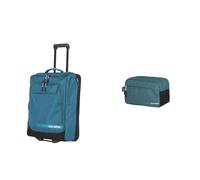 Travelite Trolley Reisetasche Größe S Handgepäck, Gepäck Serie Kick Off & Handgepäck Kosmetiktasche, Gepäck Serie Kick Off: Praktische Kulturtasche für Urlaub und Sport, 26 cm, 5 Liter