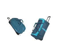 travelite Trolley Reisetasche Größe XL, Gepäck Serie Kick Off & 2-Rad Trolley Größe L, Gepäck Serie Basics Active: Weichgepäck Reisetasche mit Rollen im frischen Design, 71 cm, 86 Liter