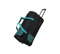 Travelite - travelite BASICS FRESH Rollenreisetasche Schwarz/Petrol Schwarz Schwarz