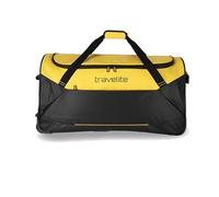 Travelite Trolley Reisetasche mit Rollen aus wasserabweisendem Material, Basics Weichgepäck Rolltasche mit großem Hauptfach, 71 cm, 97 Liter