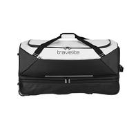 Travelite Trolley Reisetasche mit Rollen aus wasserabweisendem Material, Basics Weichgepäck Rolltasche mit Dehnfalte, 70 cm, 98-119 Liter