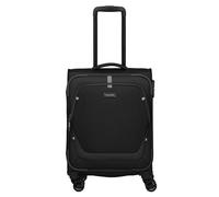 Travelite Umbria 4-Rollen Trolley schwarz, Nylon, 39 x 55 x 20cm