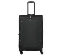 Travelite Umbria 4 Rollen Trolley L 77 cm mit Dehnfalte schwarz