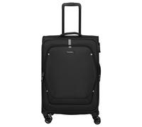 Travelite Umbria - 4-Rollen-Trolley M 67 cm erw. (schwarz) 67 cm