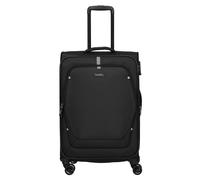 Travelite Umbria 4 Rollen Trolley M 67 cm mit Dehnfalte schwarz