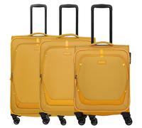 Travelite Umbria - 4-Rollen-Trolley-Set 3 tlg. (golden glow)