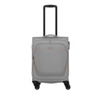 Travelite Umbria 4-Rollen Trolley hellgrau, Nylon, 39 x 55 x 20cm