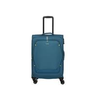 Travelite Umbria 4w Trolley M Petrol Koffer mit 4 Rollen Weichgepäck