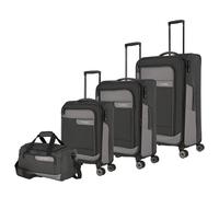 Travelite Viia Trolley-Set 4-Rad L erw./M erw./S/Reisetasche Schiefer