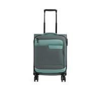 Travelite Viia 4-Rollen Trolley grün, Kunstfaser, 38 x 55 x 20cm