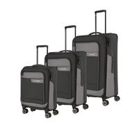 Travelite Viia Trolley-Set 4-Rad L erw./M erw./S/Reisetasche Schiefer