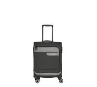 Travelite Viia 4w Trolley S 55 Schiefer Koffer mit 4 Rollen Weichgepäck