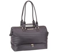 travelite Reisetasche Barbara STEPP, Weekender mit Laptopfach 15,6 Zoll und separatem Bodenfach, Trolley Sleeve, 48 x 34 x 23 cm, 36 L, 1,3 kg