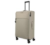 Travelite Weichschalenkoffer Barbara STEPP Größe L, mit TSA-Schloss, 4 Doppelrollen, großer Reisekoffer aus Nylon, 47 x 80 x 30 cm, 3,5 kg, 88 L