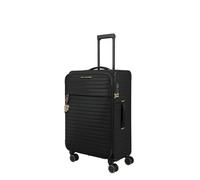 Travelite Barbara Stepp 4W Trolley M Schwarz Koffer mit 4 Rollen Weichgepäck