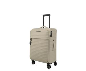 Travelite Weichschalenkoffer Barbara STEPP Größe M, mit TSA-Schloss, Dehnfalte, 4 Doppelrollen, 42 x 68 x 27/31 cm, 3,2 kg, 64-68 L