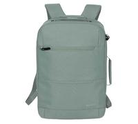 Travelite Handgepäck Rucksack, Laptop Rucksack 15,6 Zoll, WORKFLOW Reiserucksack aus recyceltem Material mit Sicherheitsfach