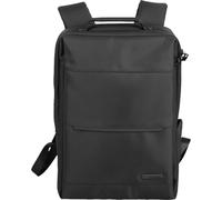Travelite Handgepäck Rucksack, Laptop Rucksack 15,6 Zoll, WORKFLOW Reiserucksack aus recyceltem Material mit Sicherheitsfach, 41 cm, 18 Liter