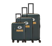 Travelite travelite x NFL 4 Rollen Kofferset 3-teilig mit Dehnfalte grün