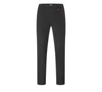 Stoffhose MAC "Traveller", Herren, Gr. 30, Länge 32, schwarz (power schwarz), Web, Obermaterial: 62% Polyester, 33% Viskose, 5% Elasthan, unifarben, slim fit knöchellang, Hosen Stoffhose (78089203-30)