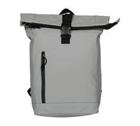 Travel'N'Meet Rolltop-Rucksack Plane L hellgrau