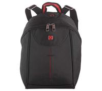 Travel N Meet Damen Herren Sporttasche MP3 Player-Fach Rucksack schwarz Polyester inkl. Feeanhänger (26x12x31) ORD4200S Polyester Freizeitrucksack
