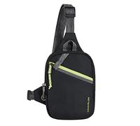 Travelon Greenlander Anti-Diebstahl-Tragetuch, Schwarz (Jet Black), 5" W x 7.25" H x 1.75" D, Greenlander Sustainable Anti-Diebstahl Compact Sling