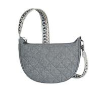 Travelon Uni Anti-diebstahl Boho Crescent Crossbody Umhängetasche, grau