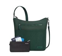 Travelon Unisex-Erwachsene Diebstahlsichere Metro Umhängetasche, Wald-Heather