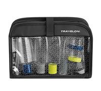 Travelon Wet Dry 1 Quart Tasche mit Kunststoff Flaschen, schwarz (schwarz) - 11024 500