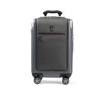 Travelpro Platinum Elite Hartschalen-Koffer mit drehbarem Rollen, TSA-Schloss, Hartschale, Polycarbonat-Koffer, Vintage-Grau, Carry-on with Laptop Pocket 21-Inch, Platinum Elite Hartschalen-Koffer mit