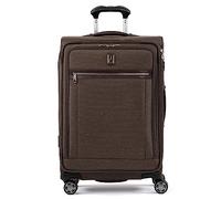 Travelpro Platinum Elite Softside Erweiterbares Gepäck, 8 Räder, Drehkoffer, USB-Anschluss, passend für Laptops bis zu 15 Zoll (38,1 cm), für Männer und Frauen, Business Plus, Rich Espresso Brown,