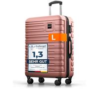 Travely Polycarbonat Koffer Groß 67cm L - 60L Innenvolumen - sehr robuster Hartschalenkoffer mit sanften Rollen & TSA Schloss, Reisekoffer, Handgepäck Koffer, Reisekoffer mit Rollen