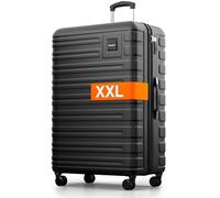 Travely Polycarbonat Koffer Groß 87cm XXL - 150L Innenvolumen, sehr robuster Hartschalenkoffer mit sanften Rollen & TSA Schloss, Reisekoffer, Handgepäck Koffer, Reisekoffer mit Rollen